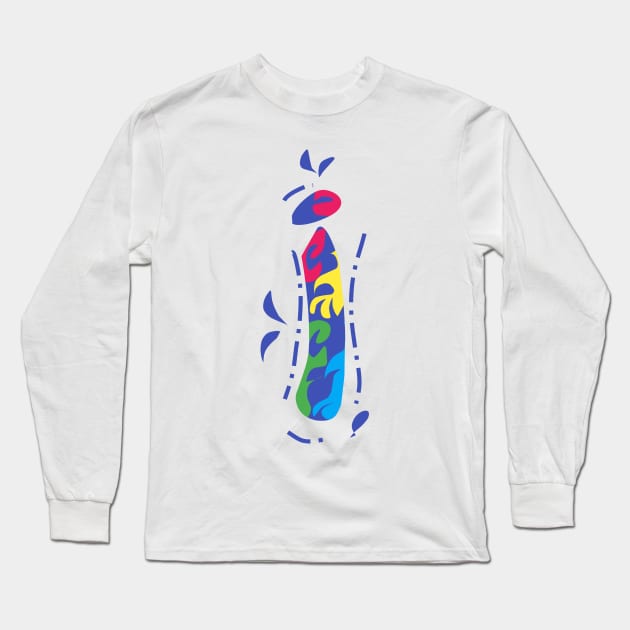 Letter I Long Sleeve T-Shirt by Fadmel